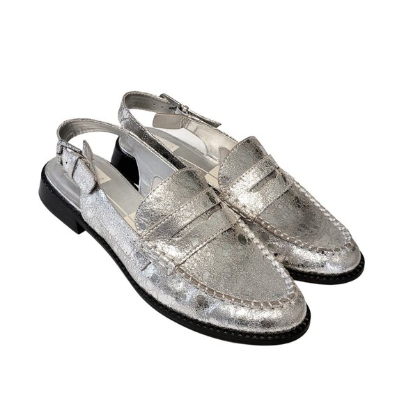 Dolce Vita Hardi Slingback Metallic Penny Loafer - Picture 1 of 8